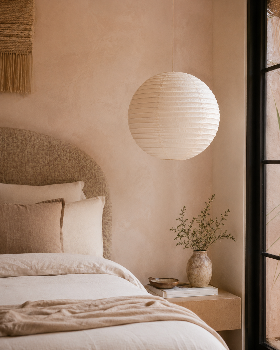 Linen Lantern Pendant