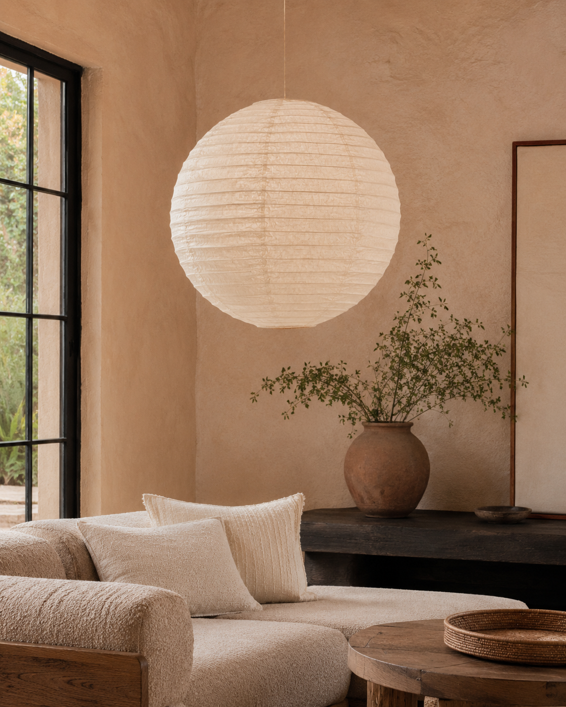 Linen Lantern Pendant